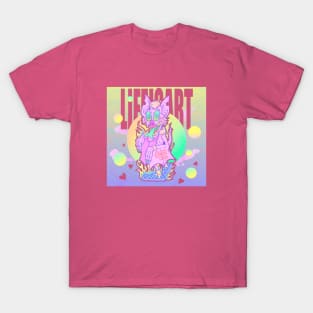 Dope piggy monster is chilling with vans illustration T-Shirt